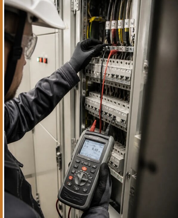 Измерение цепи фаза ноль в Альметьевске от 1038 р. | Авеста ОТиПБ